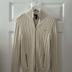 Lauren•Ralph Lauren zip up sweater